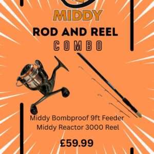 Middy Bombproof 9ft Feeder Rod & Reactor 3000 Reel Combo